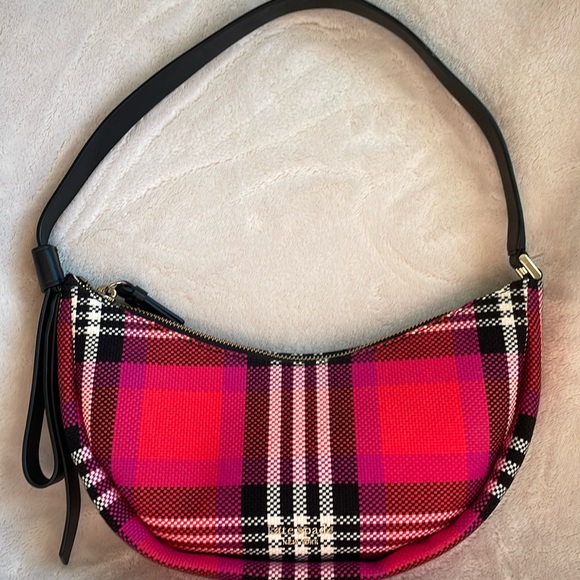 kate spade Handbags - kate spade New York Smile Foliage Plaid Shoulder Bag